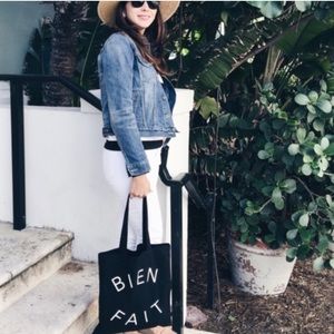 BNWT Bien Fiat the reusable canvas tote
